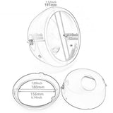 Maxbell Motorcycle Headlight Housing Sturdy DIY Modified for Motorbike Fittings Silver