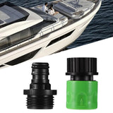 Maxbell Outboard Quick Connect Flush Kit Sturdy Replacement Flush Port Quick Connect