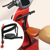 Maxbell Portable Electric Bike Kids Seat and Backrest Armrest for City Bicycles Blue