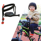 Maxbell Portable Electric Bike Kids Seat and Backrest Armrest for City Bicycles Blue