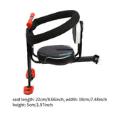 Maxbell Portable Electric Bike Kids Seat and Backrest Armrest for City Bicycles Blue