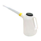 Maxbell Oil Measuring Container W/ Lid Leakproof Flexible Funnel for Motorcycle