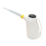 Maxbell Oil Measuring Container W/ Lid Leakproof Flexible Funnel for Motorcycle
