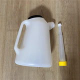 Maxbell Oil Measuring Container W/ Lid Leakproof Flexible Funnel for Motorcycle