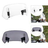 Maxbell Motorcycle Windshield Extension Riding Replacement Parts Extender Protection White