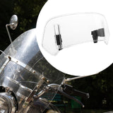 Maxbell Motorcycle Windshield Extension Riding Replacement Parts Extender Protection White