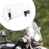 Maxbell Motorcycle Windshield Extension Riding Replacement Parts Extender Protection White