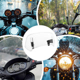 Maxbell Motorcycle Windshield Extension Riding Replacement Parts Extender Protection White