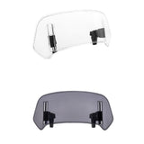 Maxbell Motorcycle Windshield Extension Riding Replacement Parts Extender Protection White