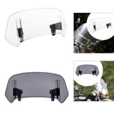 Maxbell Motorcycle Windshield Extension Riding Replacement Parts Extender Protection White
