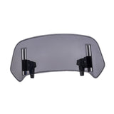 Maxbell Motorcycle Windshield Extension Riding Replacement Parts Extender Protection Gray
