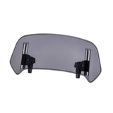 Maxbell Motorcycle Windshield Extension Riding Replacement Parts Extender Protection Gray