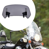 Maxbell Motorcycle Windshield Extension Riding Replacement Parts Extender Protection Gray