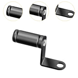 Maxbell Extension Holder Bracket Generic Motorcycle Rearview Mirror Mount Black