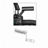 Maxbell Extension Holder Bracket Generic Motorcycle Rearview Mirror Mount Silver