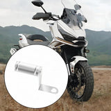Maxbell Extension Holder Bracket Generic Motorcycle Rearview Mirror Mount Silver