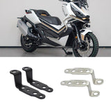 Maxbell 2x Motor Headlight Mount Bracket Easy Installation Repair Parts Light Holder Black