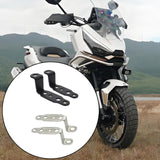 Maxbell 2x Motor Headlight Mount Bracket Easy Installation Repair Parts Light Holder Black