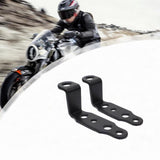 Maxbell 2x Motor Headlight Mount Bracket Easy Installation Repair Parts Light Holder Black