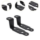 Maxbell 2x Motor Headlight Mount Bracket Easy Installation Repair Parts Light Holder Black