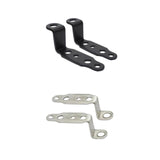 Maxbell 2x Motor Headlight Mount Bracket Easy Installation Repair Parts Light Holder Black
