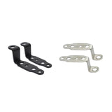 Maxbell 2x Motor Headlight Mount Bracket Easy Installation Repair Parts Light Holder Black