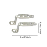 Maxbell 2x Motor Headlight Mount Bracket Easy Installation Repair Parts Light Holder Silver