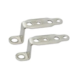 Maxbell 2x Motor Headlight Mount Bracket Easy Installation Repair Parts Light Holder Silver