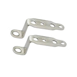 Maxbell 2x Motor Headlight Mount Bracket Easy Installation Repair Parts Light Holder Silver