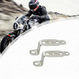 Maxbell 2x Motor Headlight Mount Bracket Easy Installation Repair Parts Light Holder Silver