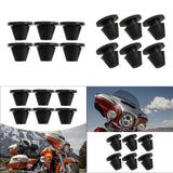 Maxbell 6Pcs Side Cover Grommets Gaskets Washers for Harley Touring Street King for 1996 to 2007