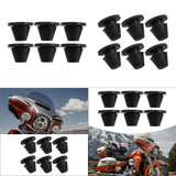 Maxbell 6Pcs Side Cover Grommets Gaskets Washers for Harley Touring Street King for 1996 to 2007