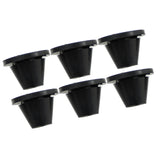 Maxbell 6Pcs Side Cover Grommets Gaskets Washers for Harley Touring Street King for 1996 to 2007