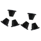 Maxbell 6Pcs Side Cover Grommets Gaskets Washers for Harley Touring Street King for 1996 to 2007