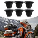 Maxbell 6Pcs Side Cover Grommets Gaskets Washers for Harley Touring Street King for 1996 to 2007
