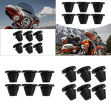 Maxbell 6Pcs Side Cover Grommets Gaskets Washers for Harley Touring Street King for 1996 to 2007