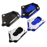 Maxbell Motorcycle Kick Stand Aluminum Alloy Enlarger Plate for BMW R1200GS Adv Black