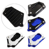 Maxbell Motorcycle Kick Stand Aluminum Alloy Enlarger Plate for BMW R1200GS Adv Black