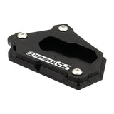 Maxbell Motorcycle Kick Stand Aluminum Alloy Enlarger Plate for BMW R1200GS Adv Black