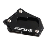 Maxbell Motorcycle Kick Stand Aluminum Alloy Enlarger Plate for BMW R1200GS Adv Black