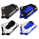 Maxbell Motorcycle Kick Stand Aluminum Alloy Enlarger Plate for BMW R1200GS Adv Black