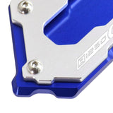 Maxbell Motorcycle Kick Stand Aluminum Alloy Enlarger Plate for BMW R1200GS Adv Silver Blue