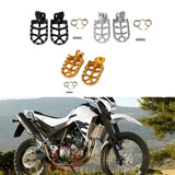 Maxbell Motorcycle Foot Pegs Sturdy Stable Wide Footpegs for Rmz250 2010-2019 Black