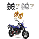 Maxbell Motorcycle Foot Pegs Sturdy Stable Wide Footpegs for Rmz250 2010-2019 Black