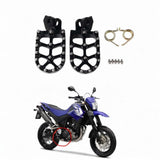 Maxbell Motorcycle Foot Pegs Sturdy Stable Wide Footpegs for Rmz250 2010-2019 Black