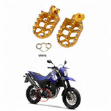 Maxbell Motorcycle Foot Pegs Sturdy Stable Wide Footpegs for Rmz250 2010-2019 Gold