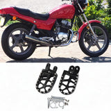 Maxbell Motorcycle Footpegs Sturdy Highway Footrests for Motorcycle Accessories