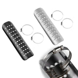 Maxbell Motorcycle Exhaust Heat Shield Motorcycle Accessory Easy Installation Simple Black
