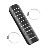Maxbell Motorcycle Exhaust Heat Shield Motorcycle Accessory Easy Installation Simple Black