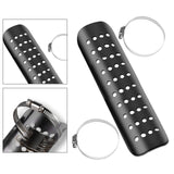 Maxbell Motorcycle Exhaust Heat Shield Motorcycle Accessory Easy Installation Simple Black